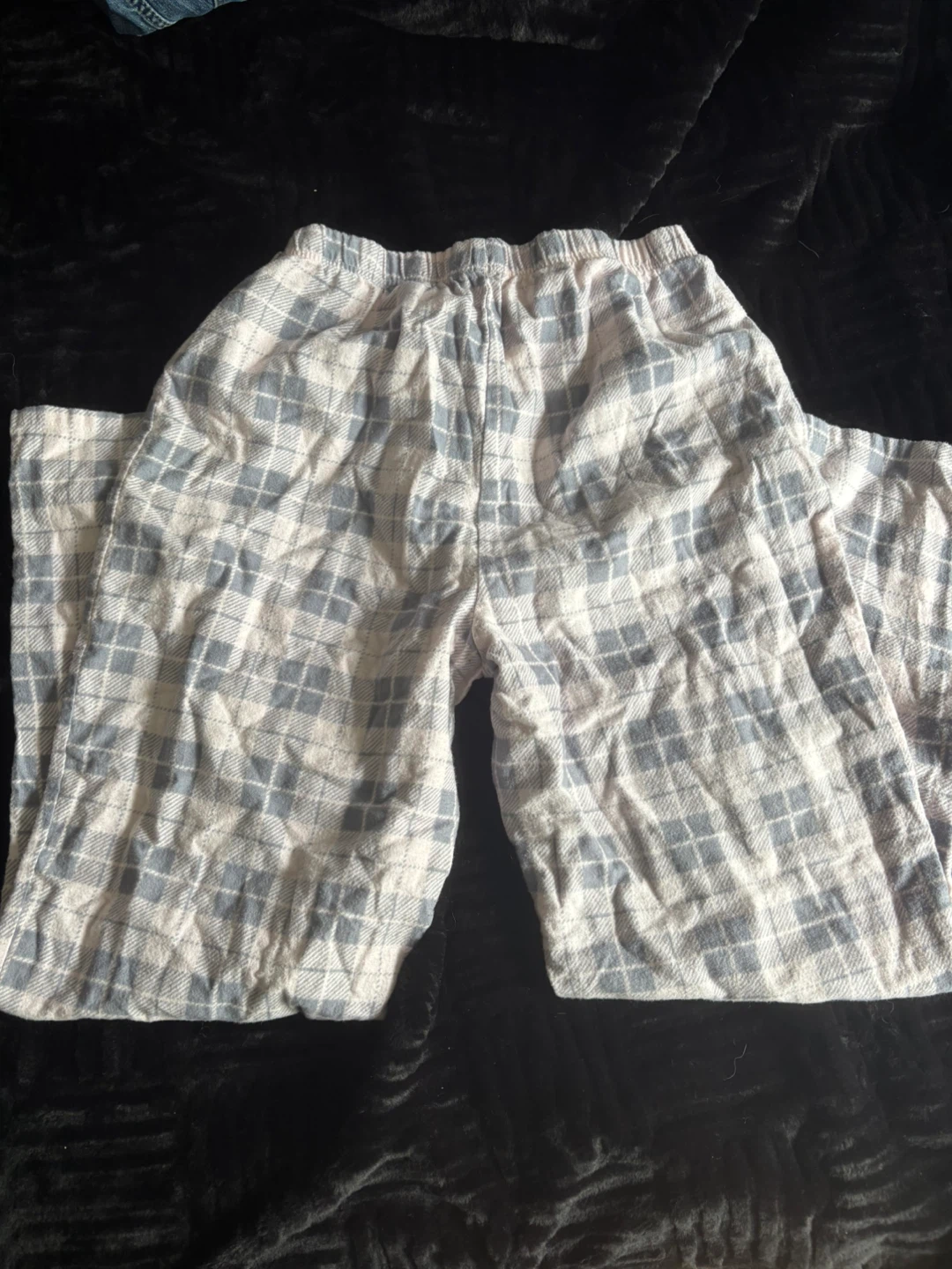 Blue and light pink Plaid Pajama Pants - photo 2