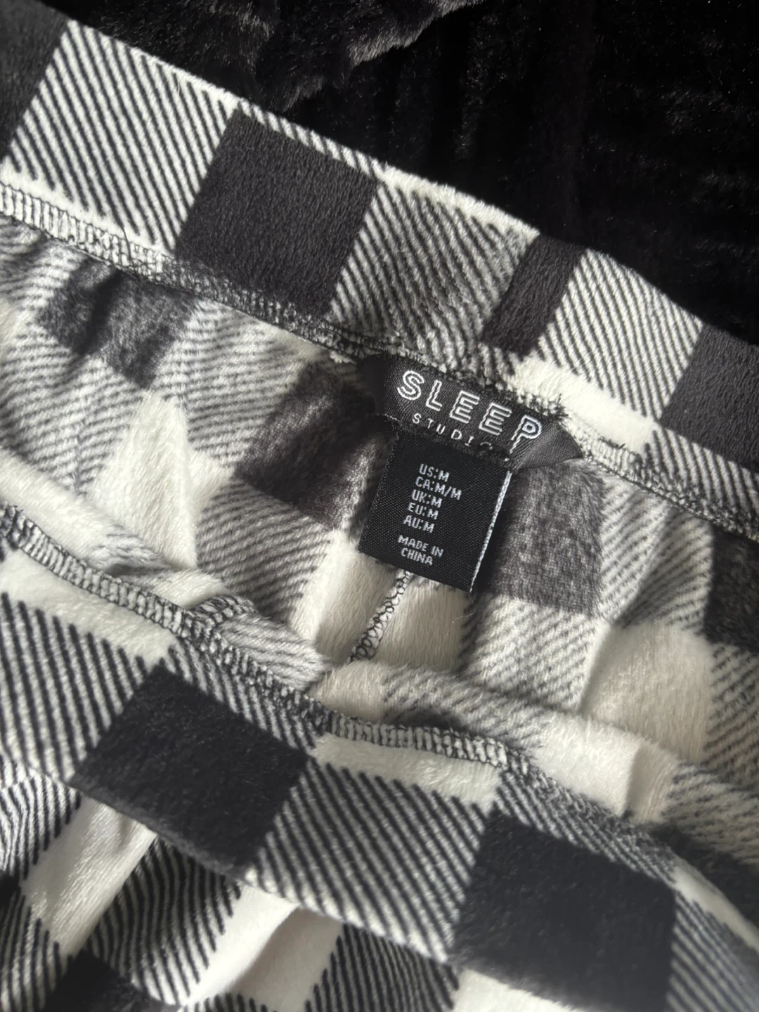 Super soft sleep Studio buffalo plaid pajama pants size M - photo 2