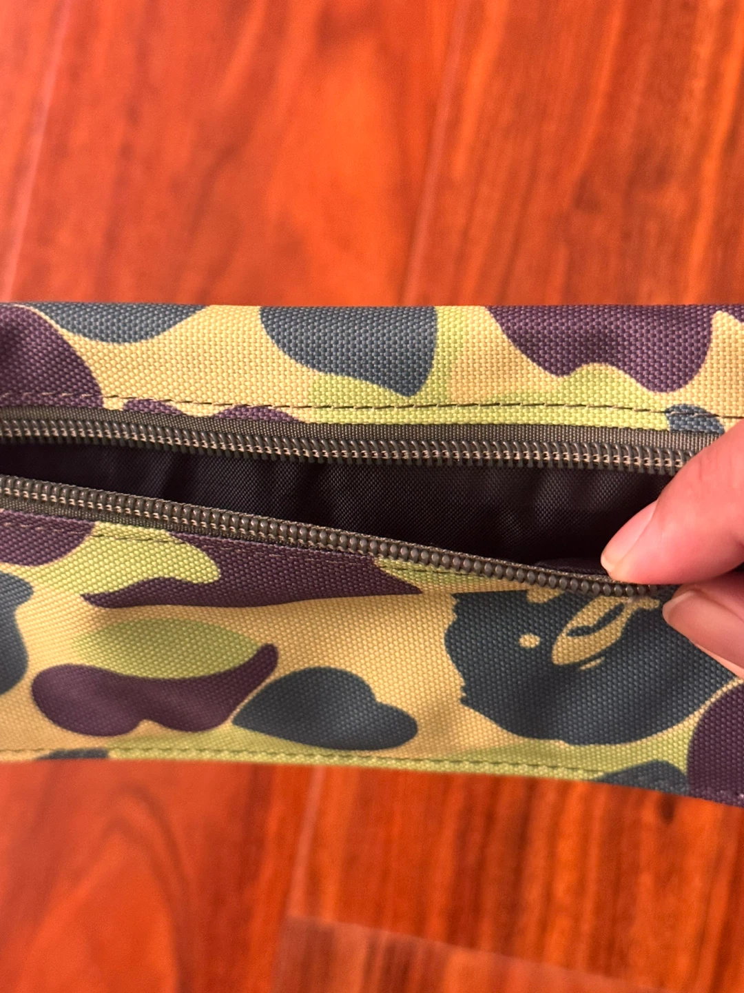Bape Green Camo Wallet Card Holder - photo 5