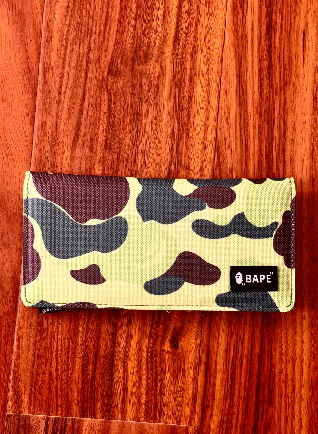 Bape Green Camo Wallet Card Holder