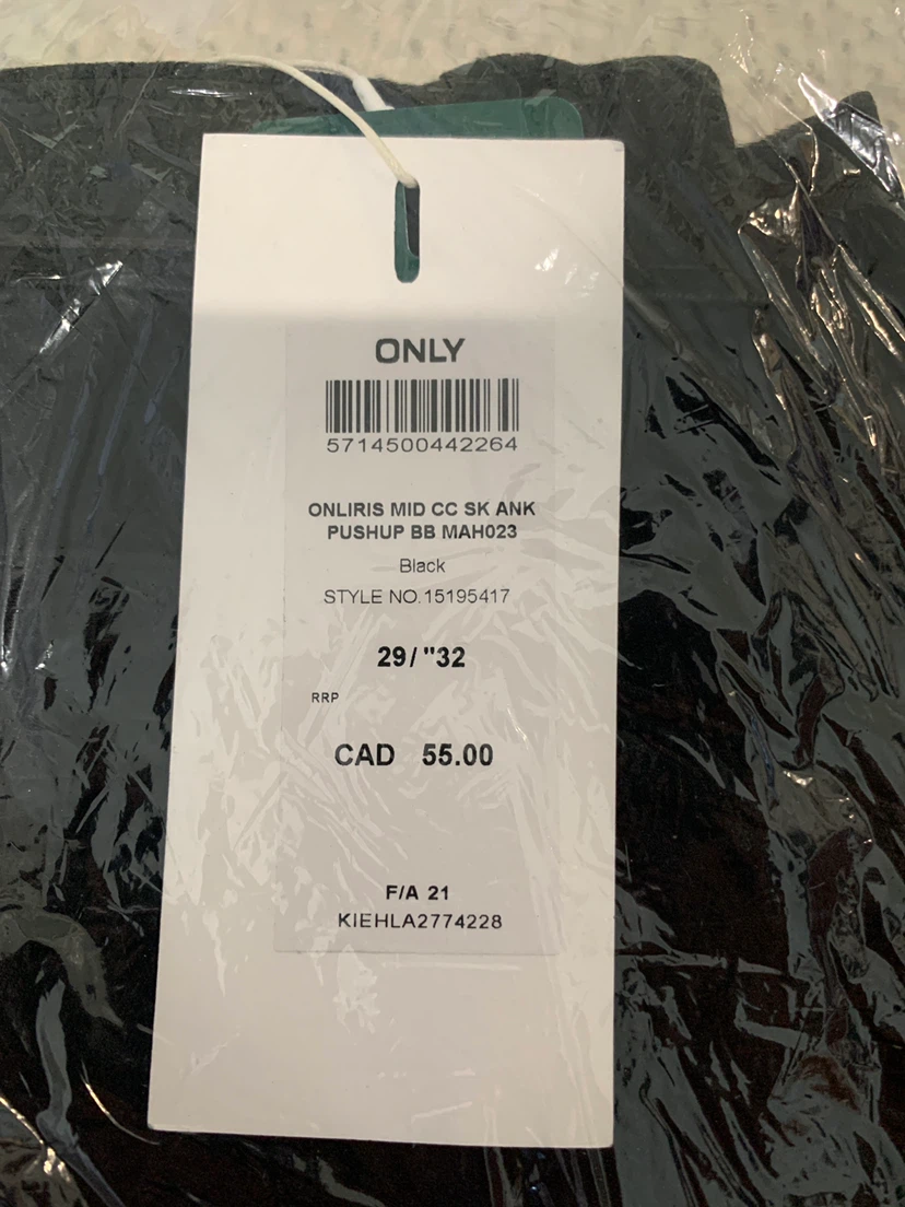 2 pairs of ONLY Black ONLIRIS Mid CC SK ANK Pushup BB Jeans - photo 2