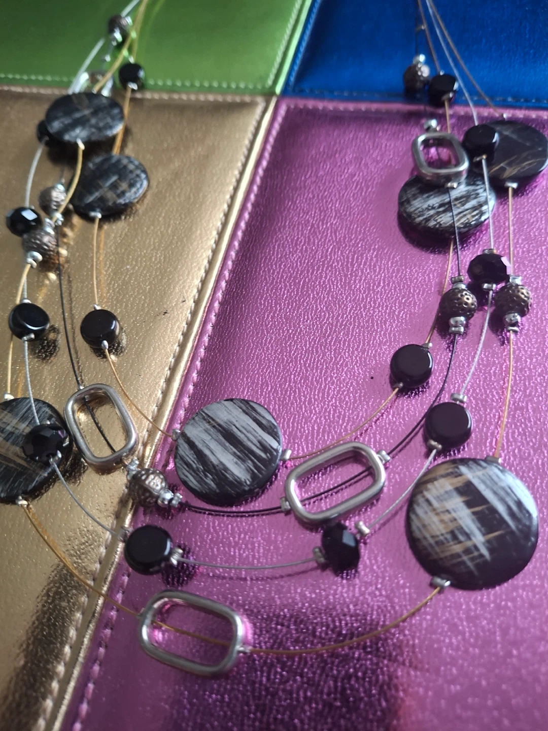 Multi strand bead necklace - photo 2