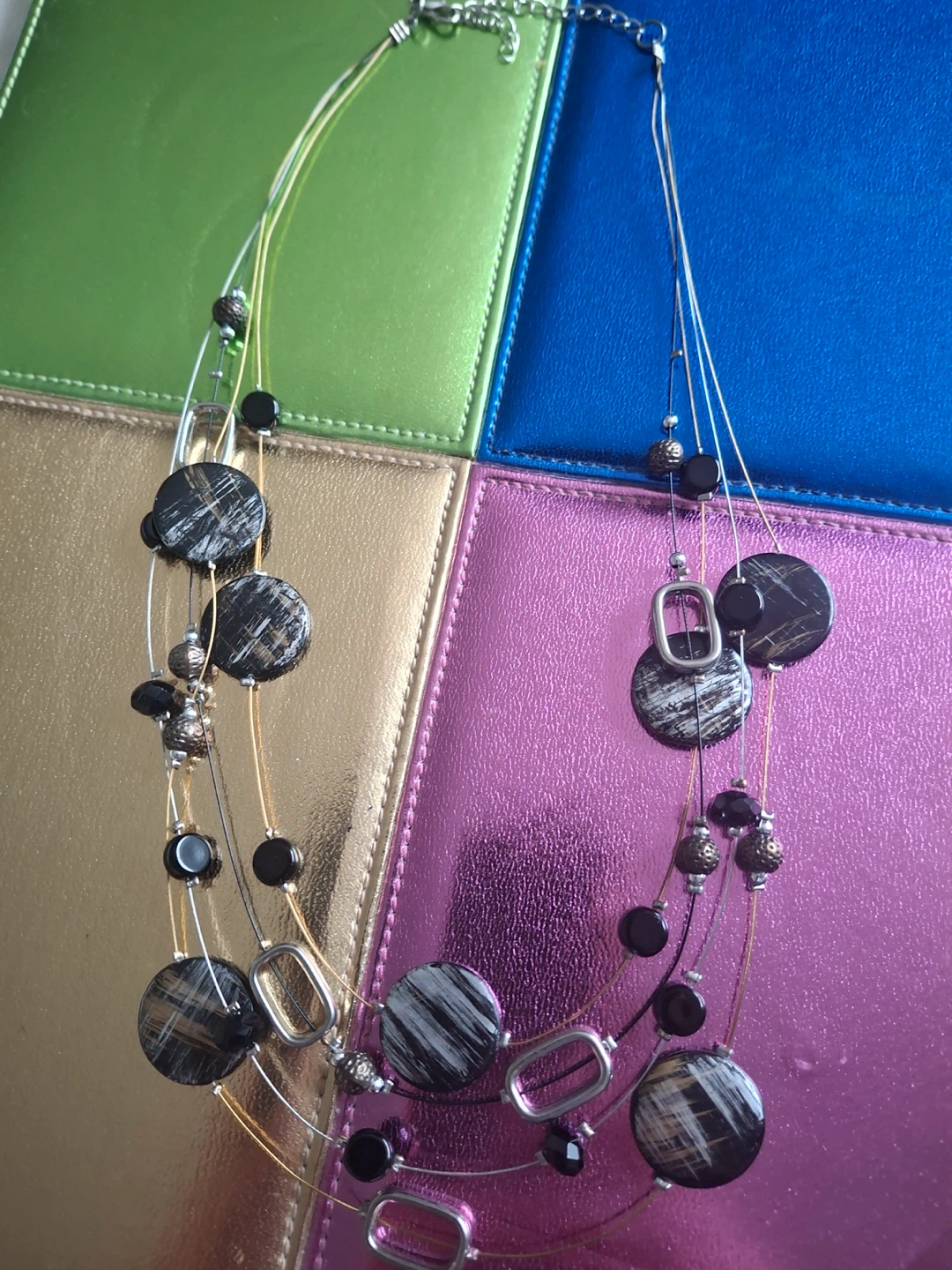 Multi strand bead necklace - photo 4