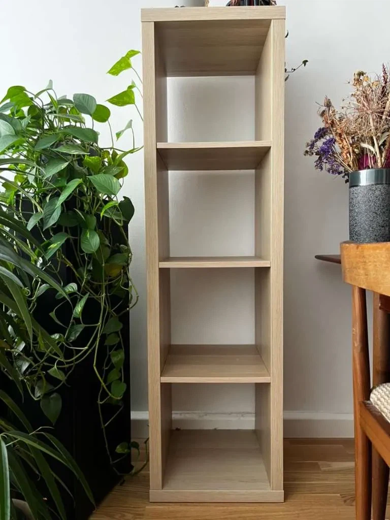 IKEA KALLAX 1x4 oak colour