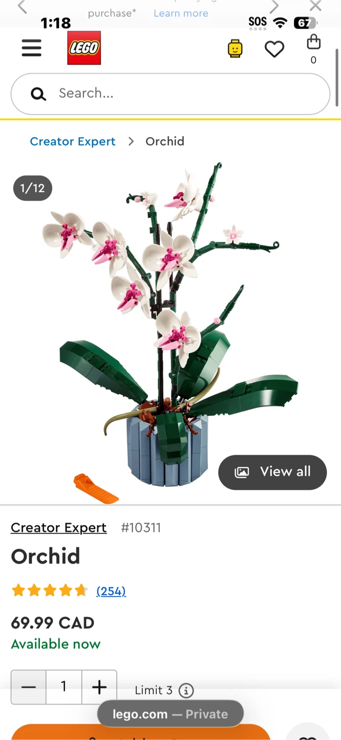 LEGO Botanical Orchid - photo 3