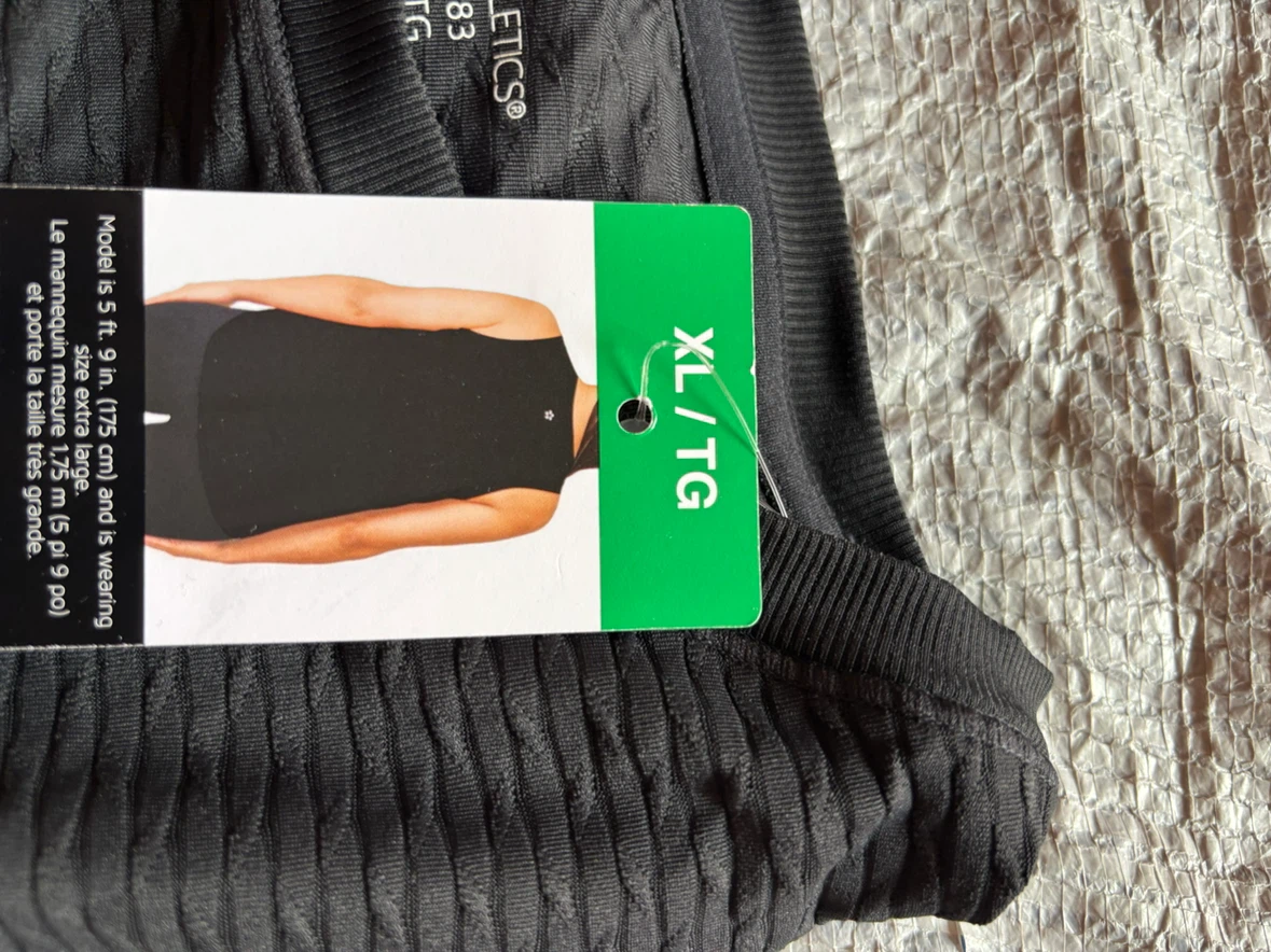 Tuff Athletics Black Ribbed Tank Top XL - photo 2