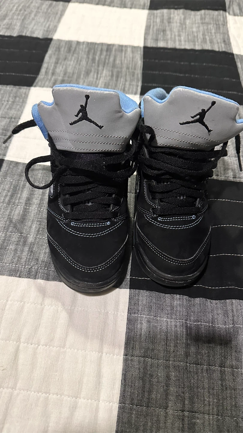 Jordan 5 Retro TD Black University Blue Shoes