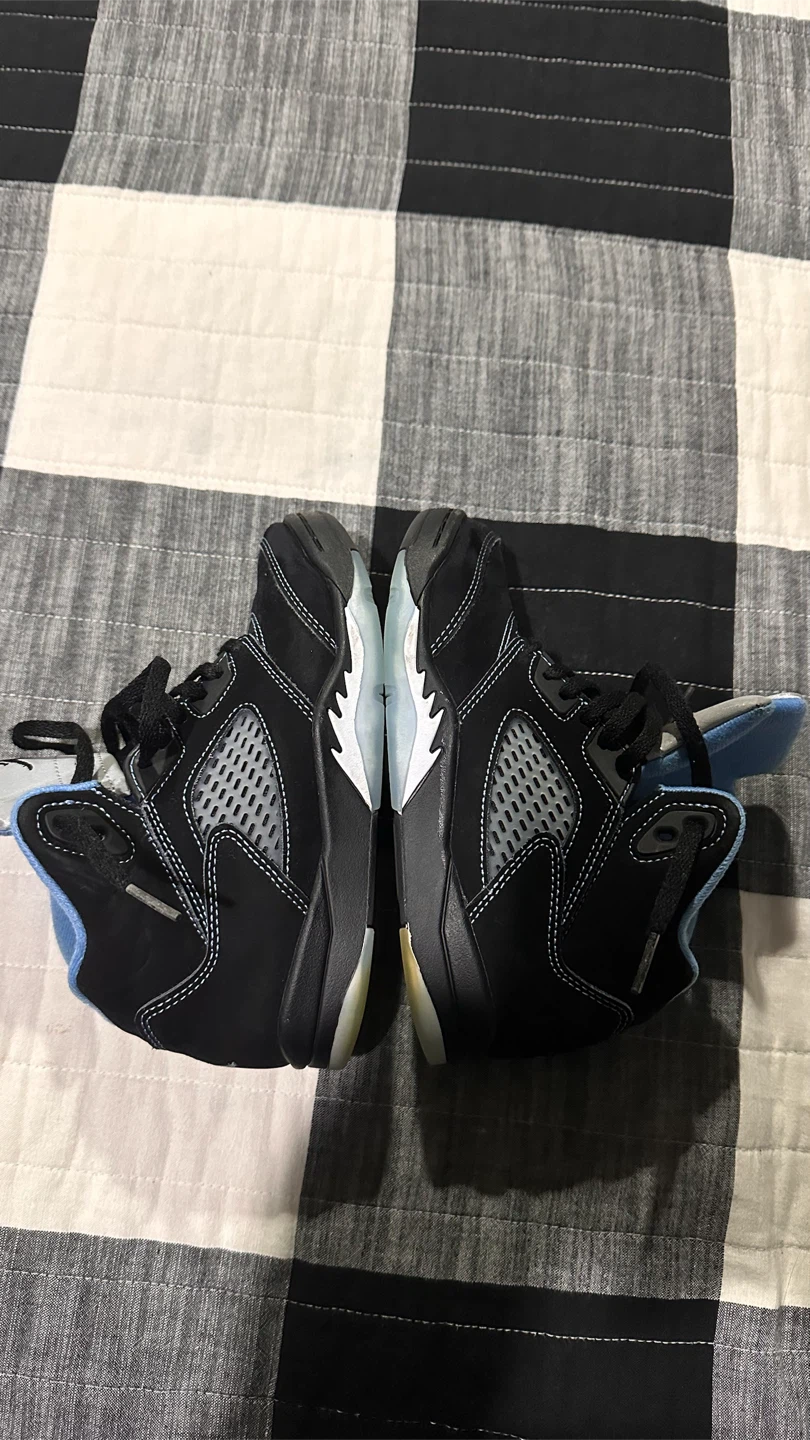 Jordan 5 Retro TD Black University Blue Shoes - photo 2