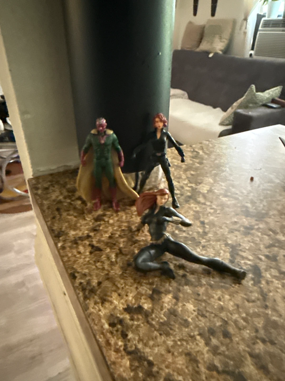 Marvel Avengers Action Figures - Vision & Black Widow