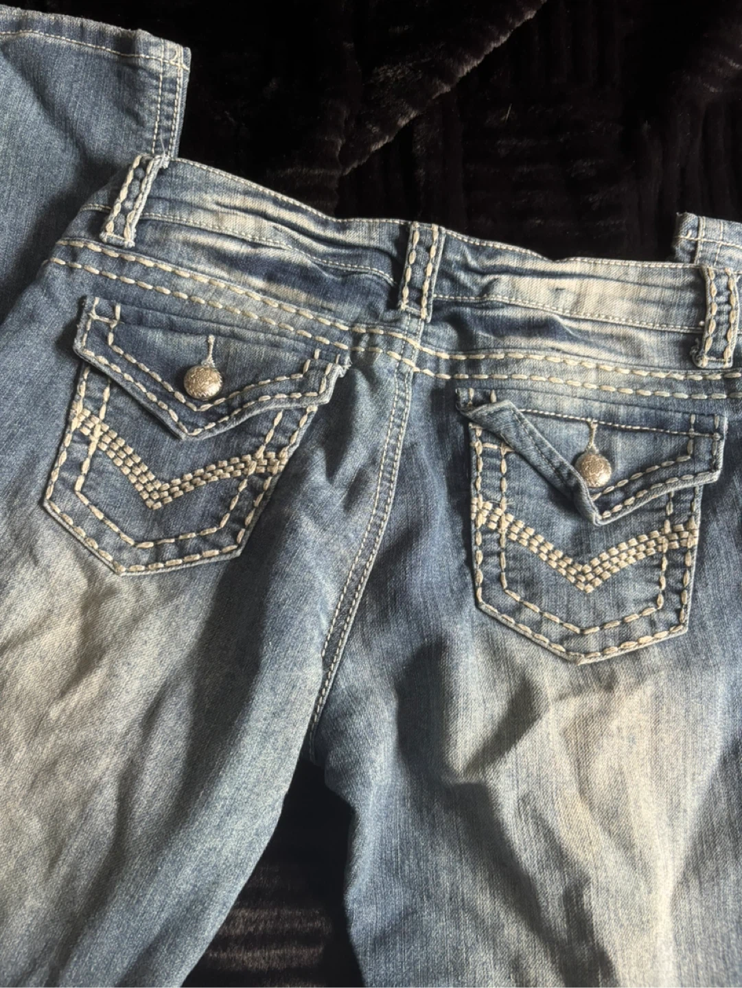 Blue Crush Collegiate Brand Denim Jeans Size 7 - photo 2