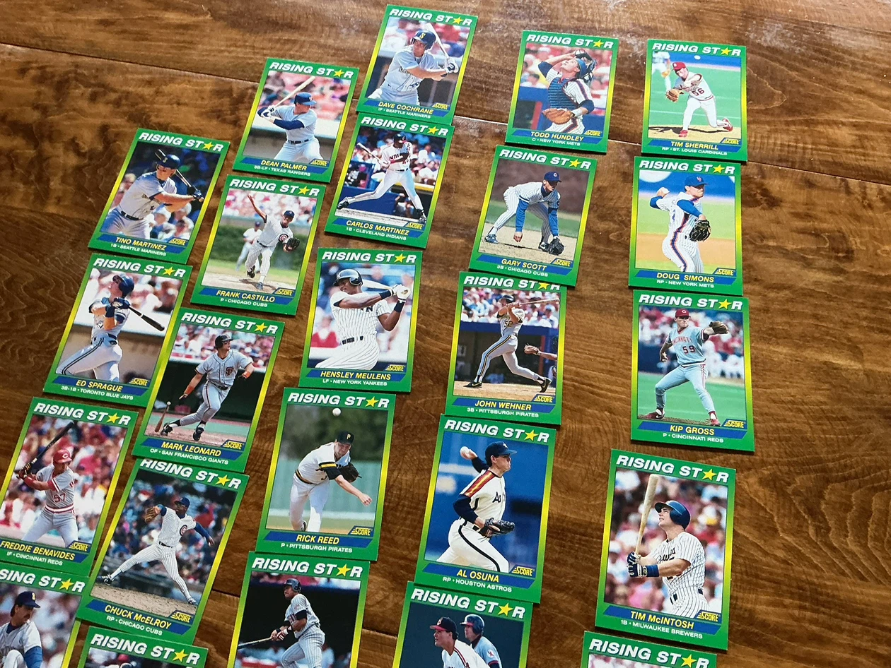 48. 1992 Score 100 Rising Star Baseball Cards ! - photo 2