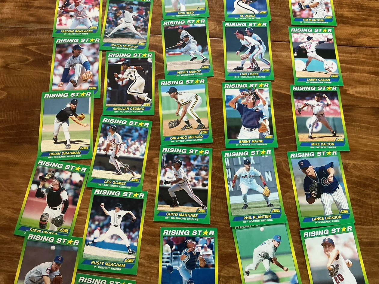 48. 1992 Score 100 Rising Star Baseball Cards ! - photo 3