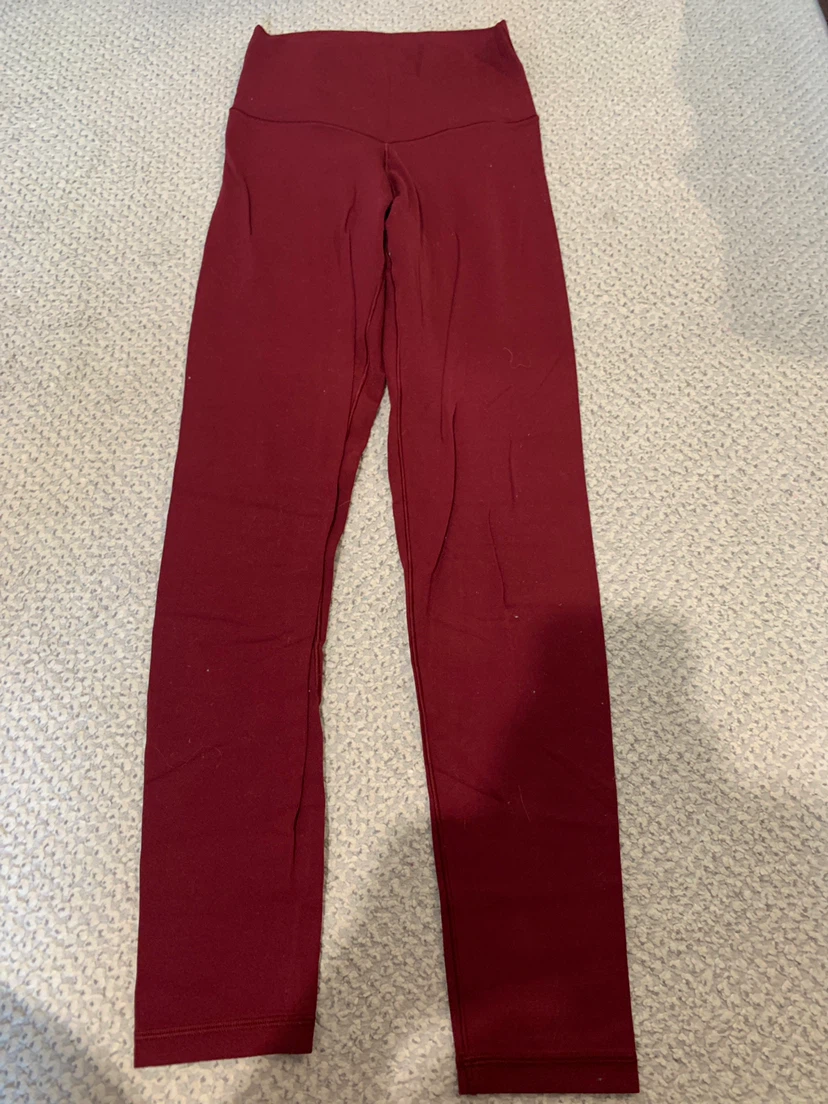 Aerie Leggings - Burgundy - Size S