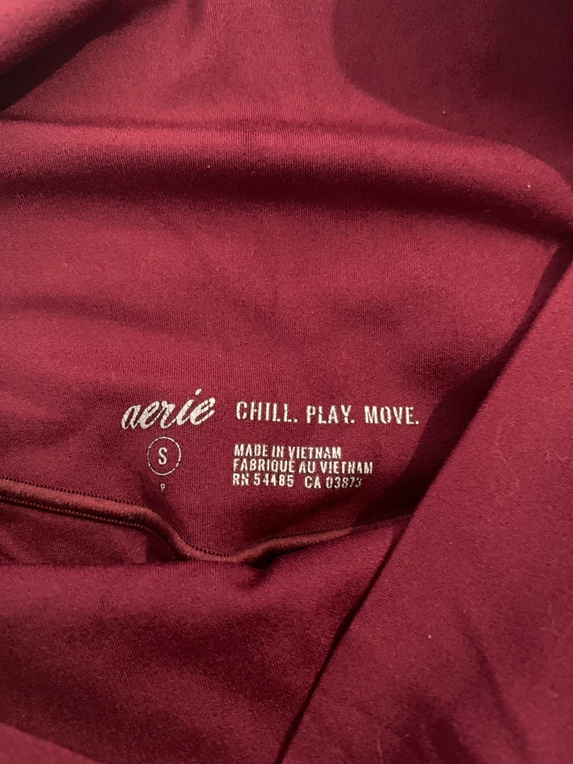 Aerie Leggings - Burgundy - Size S - photo 2