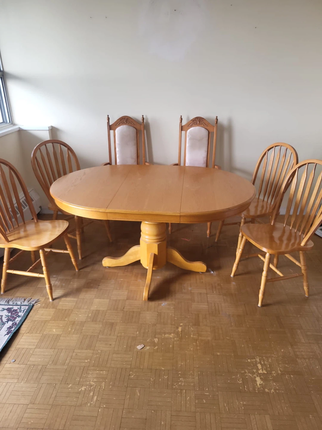 Wooden Dining Table and Chairs Set