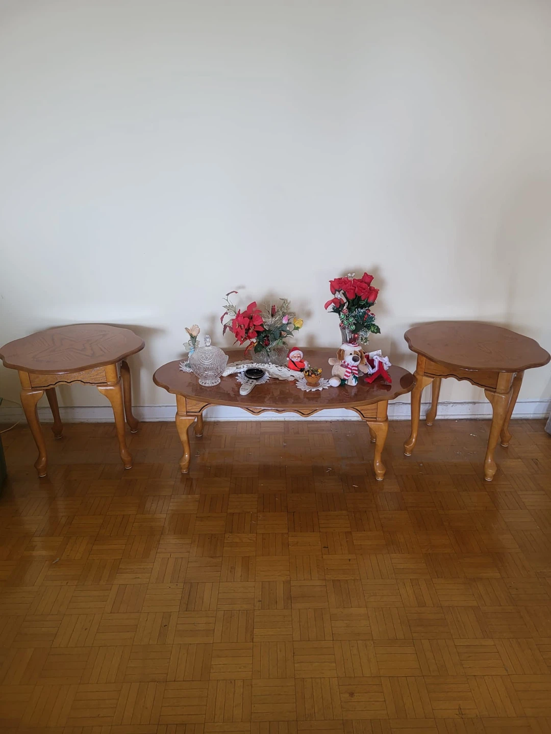 Vintage Coffee Table and End Tables Set