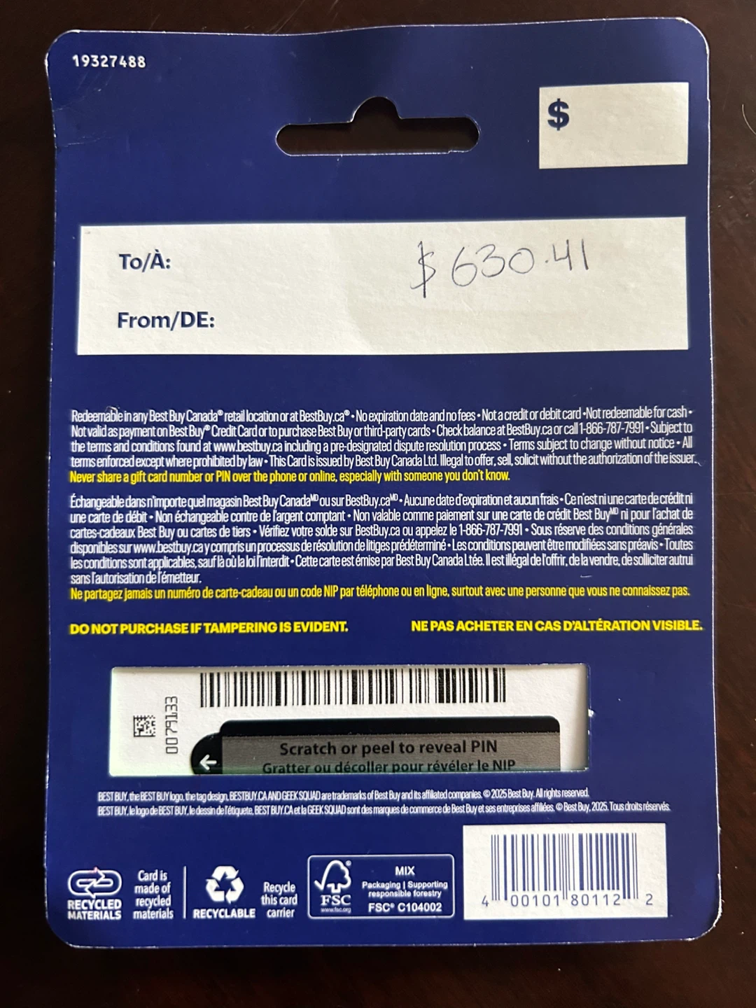 Best Buy Gift Card - photo 2