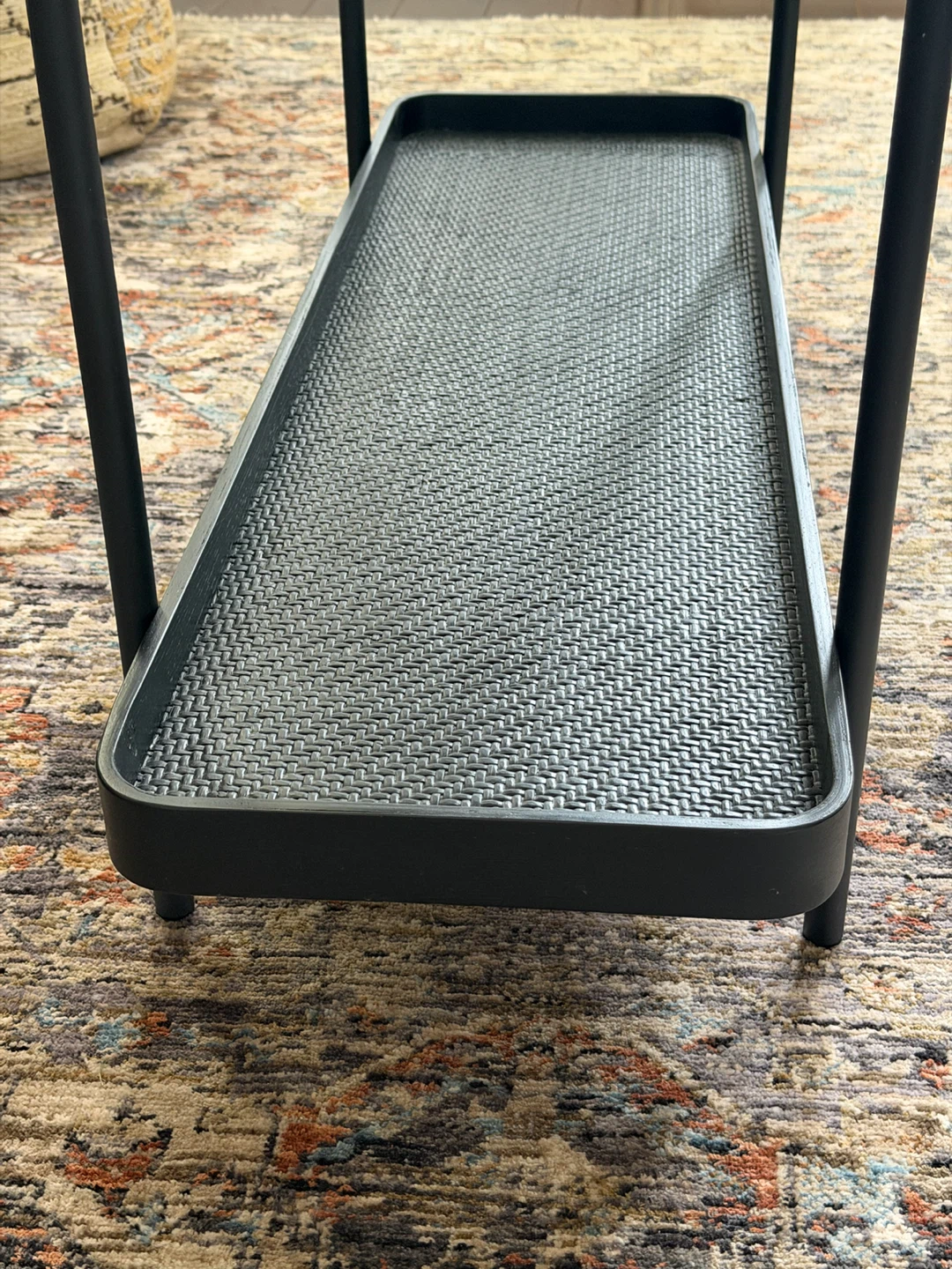 Black 2-Tier Side Table - photo 4