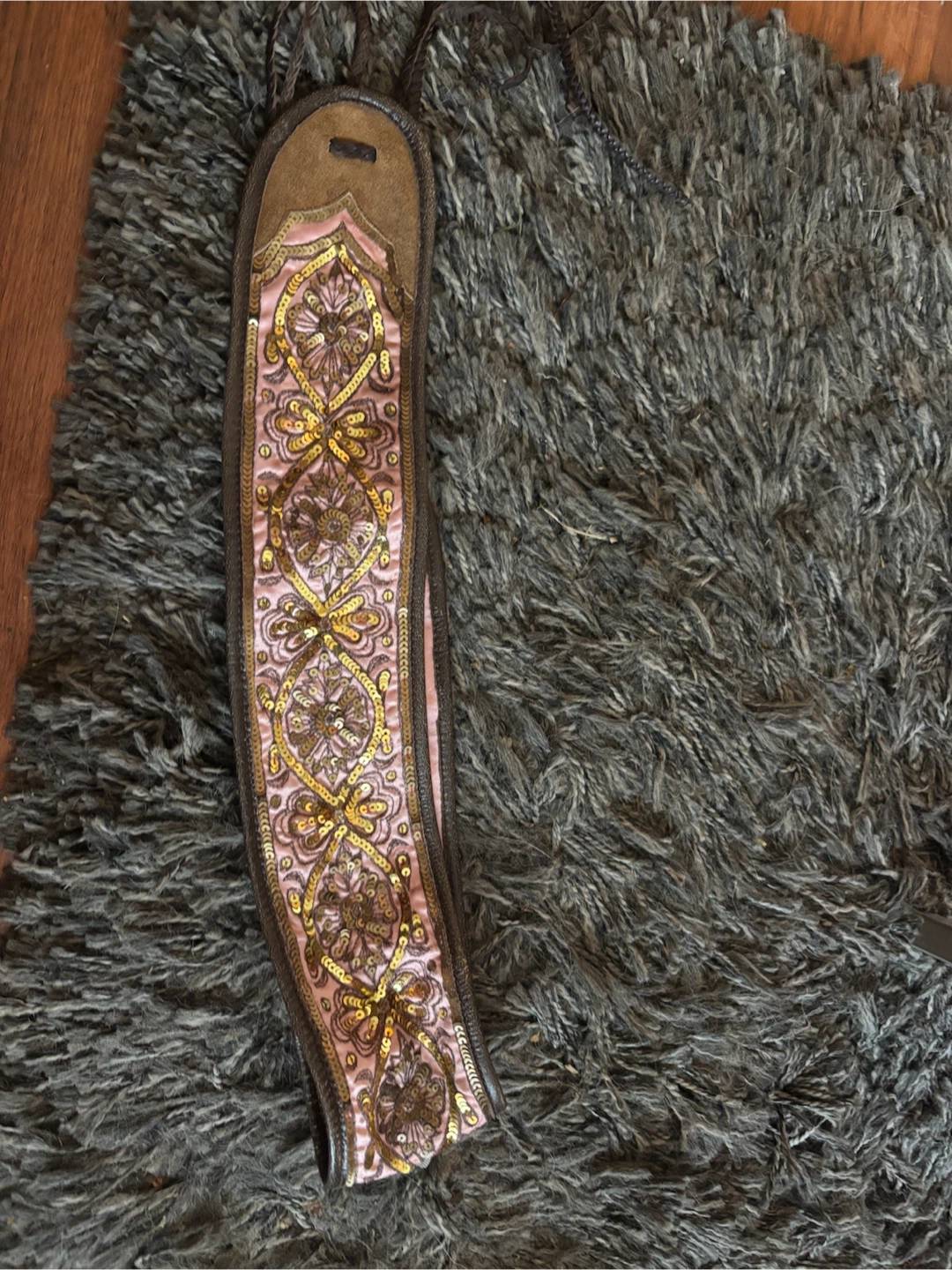 New Abercrombie and Finch Embellished Pink belt, size M