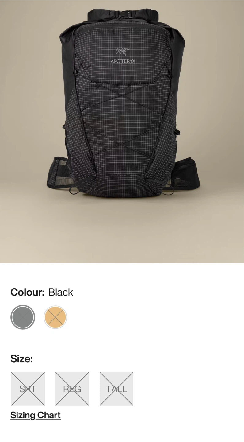 Arc'teryx Aerios 35 Backpack NEW! 339$ - photo 4