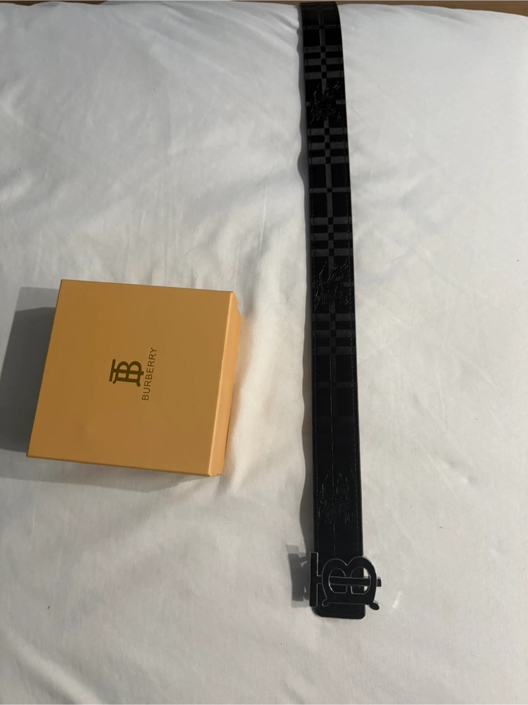 Burberry Belt with TB Monogram Buckle - photo 2