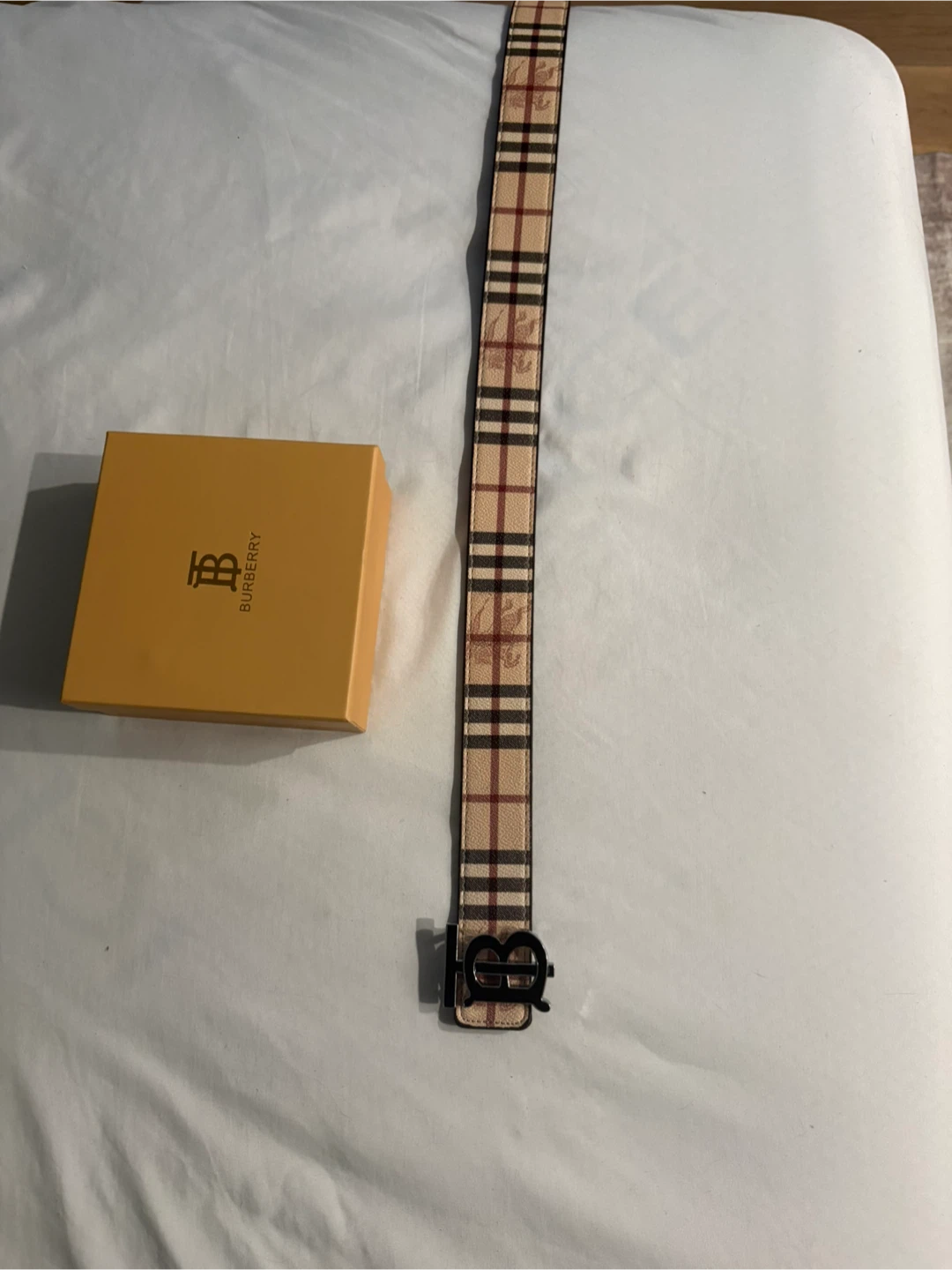 Burberry Belt with TB Monogram Buckle - photo 3