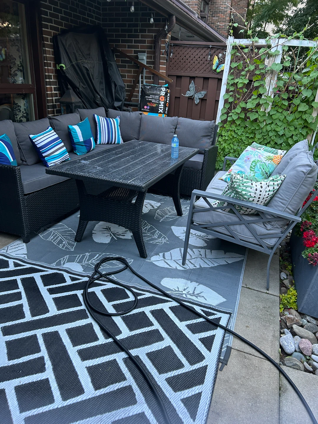 Outdoor Patio Furniture Set with Cushions