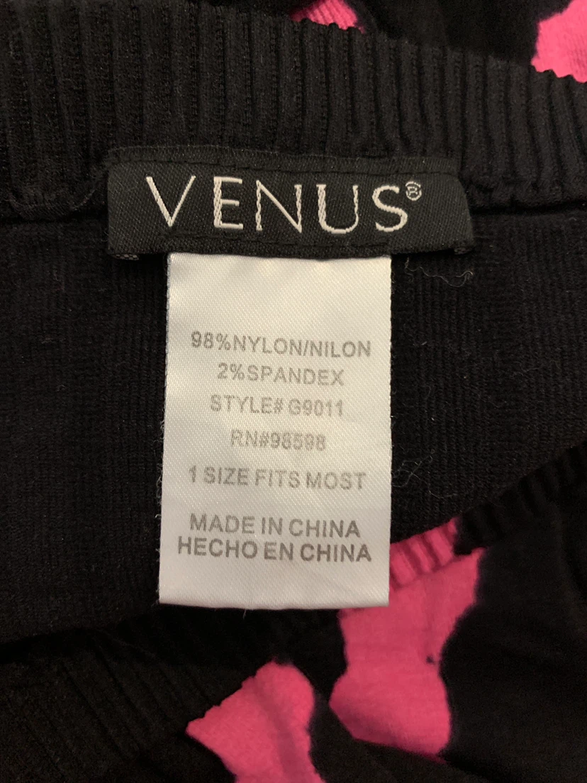 Venus Black & Pink Strapless Dress - One Size - photo 2