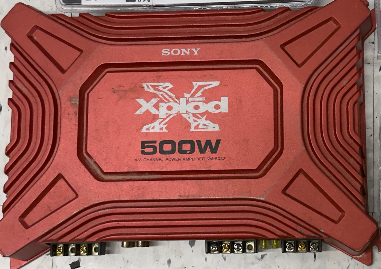 Sony Xplod 500W 4/3 Channel Power Amplifier