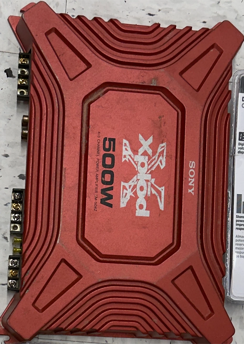 Sony Xplod 500W 4/3 Channel Power Amplifier - photo 2