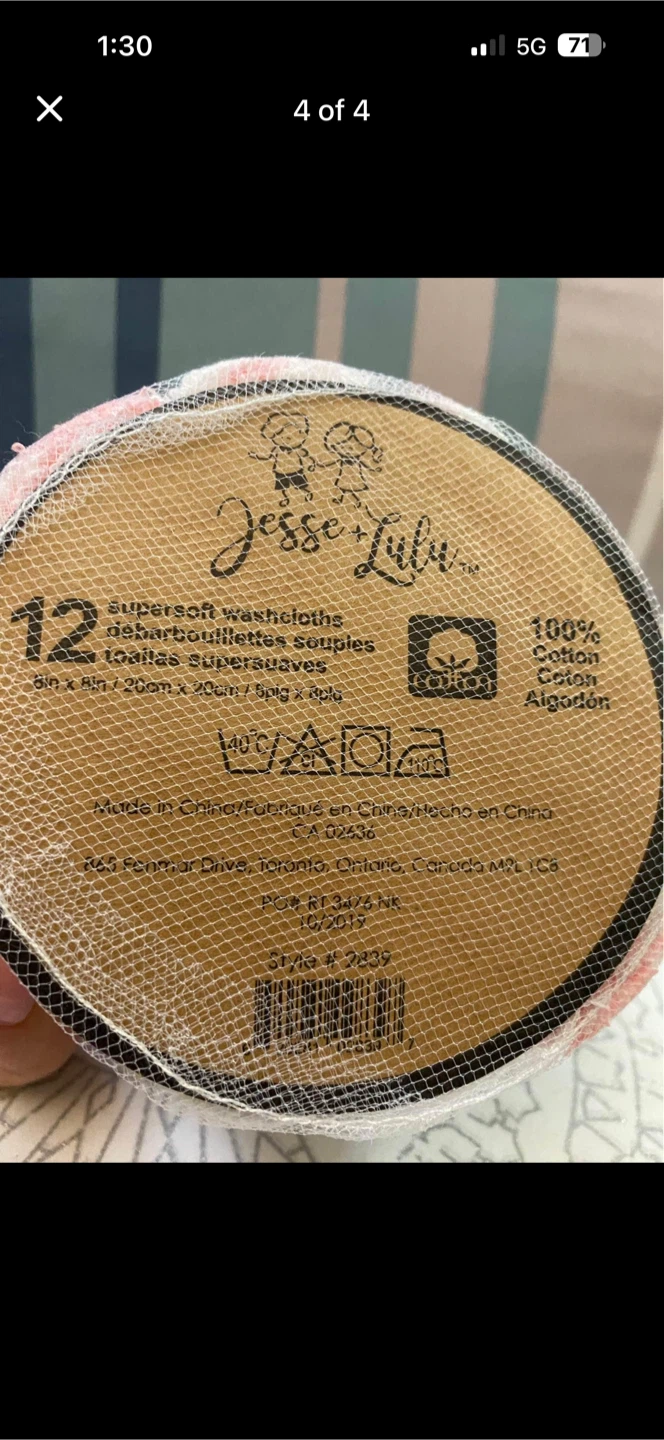Jesse + Lulu 12 Supersoft Washcloths - photo 4