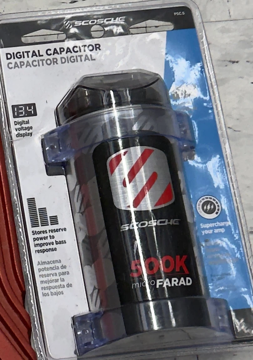 Scosche 500K Microfarad Digital Capacitor