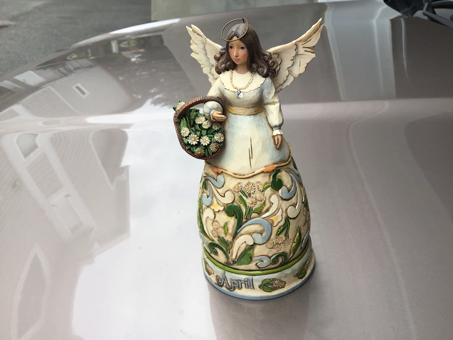 Jim Shore Heartwood Creek April Angel Figurine
