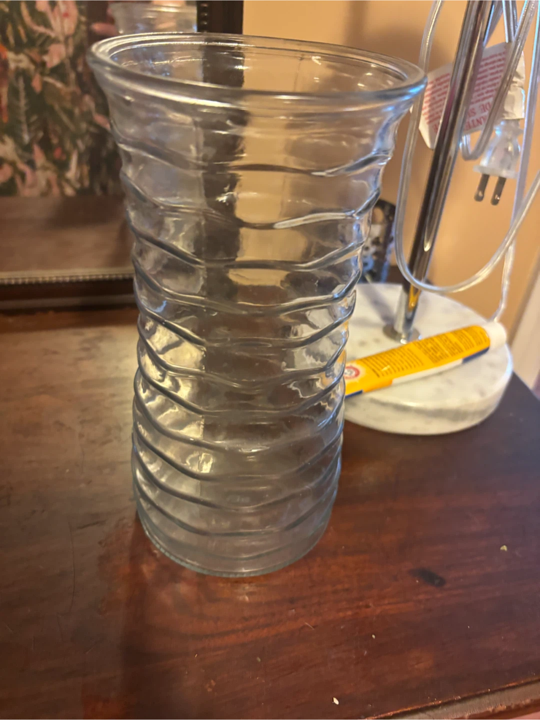 Clear Glass Vase