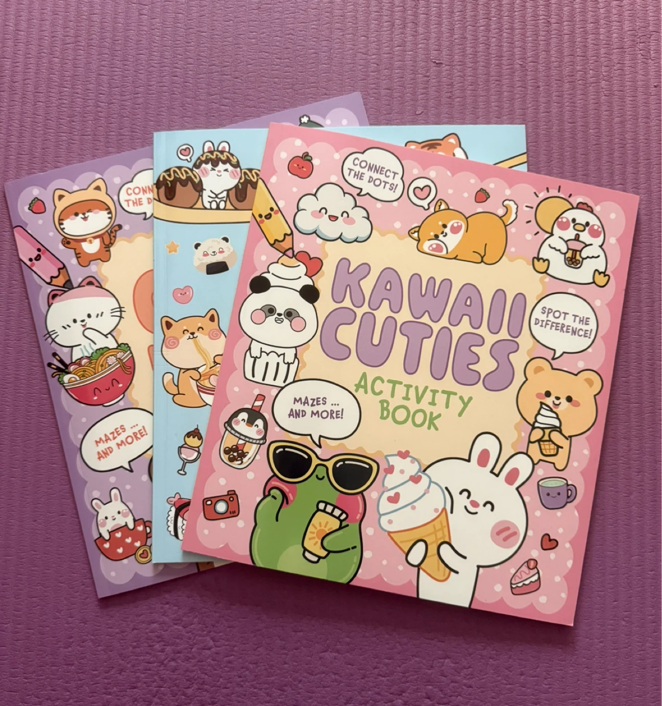 NEW✨set of 3 Cuties Activity Book + Coloring Fun