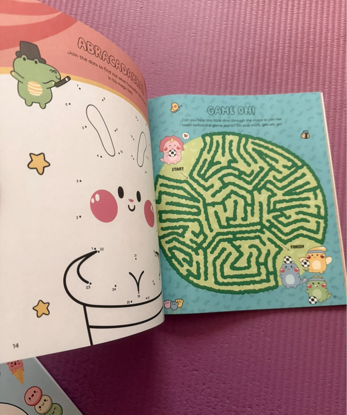 NEW✨set of 3 Cuties Activity Book + Coloring Fun - photo 3