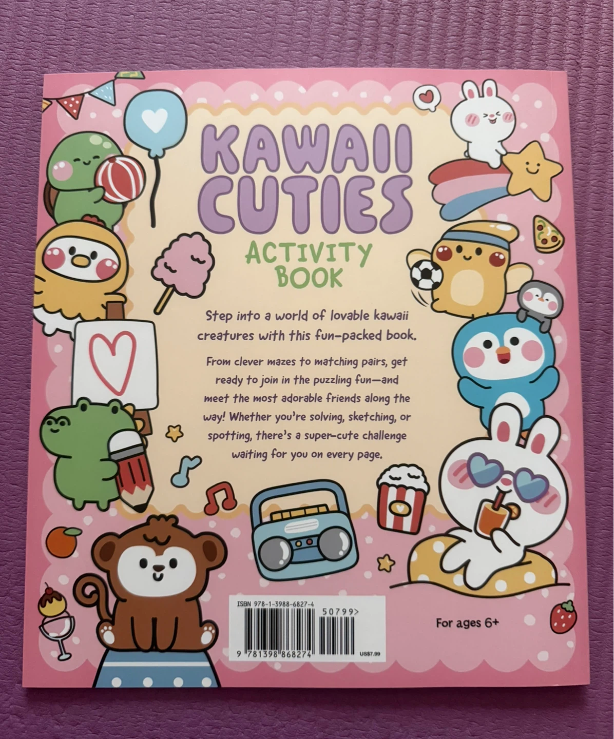 NEW✨set of 3 Cuties Activity Book + Coloring Fun - photo 4
