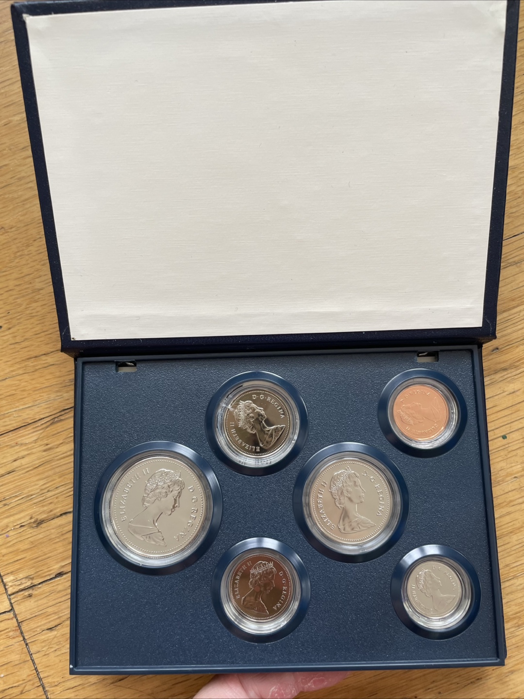 1987 Royal Mint Collection - Nickel $1 & 50 cent coin - photo 2