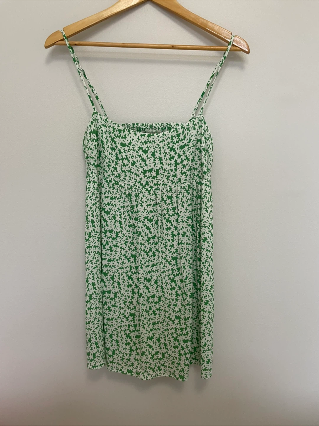 GARAGE | Green Floral Print Romper Dress - P/S