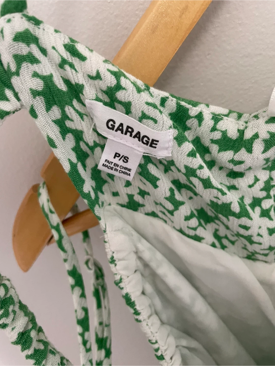 GARAGE | Green Floral Print Romper Dress - P/S - photo 3