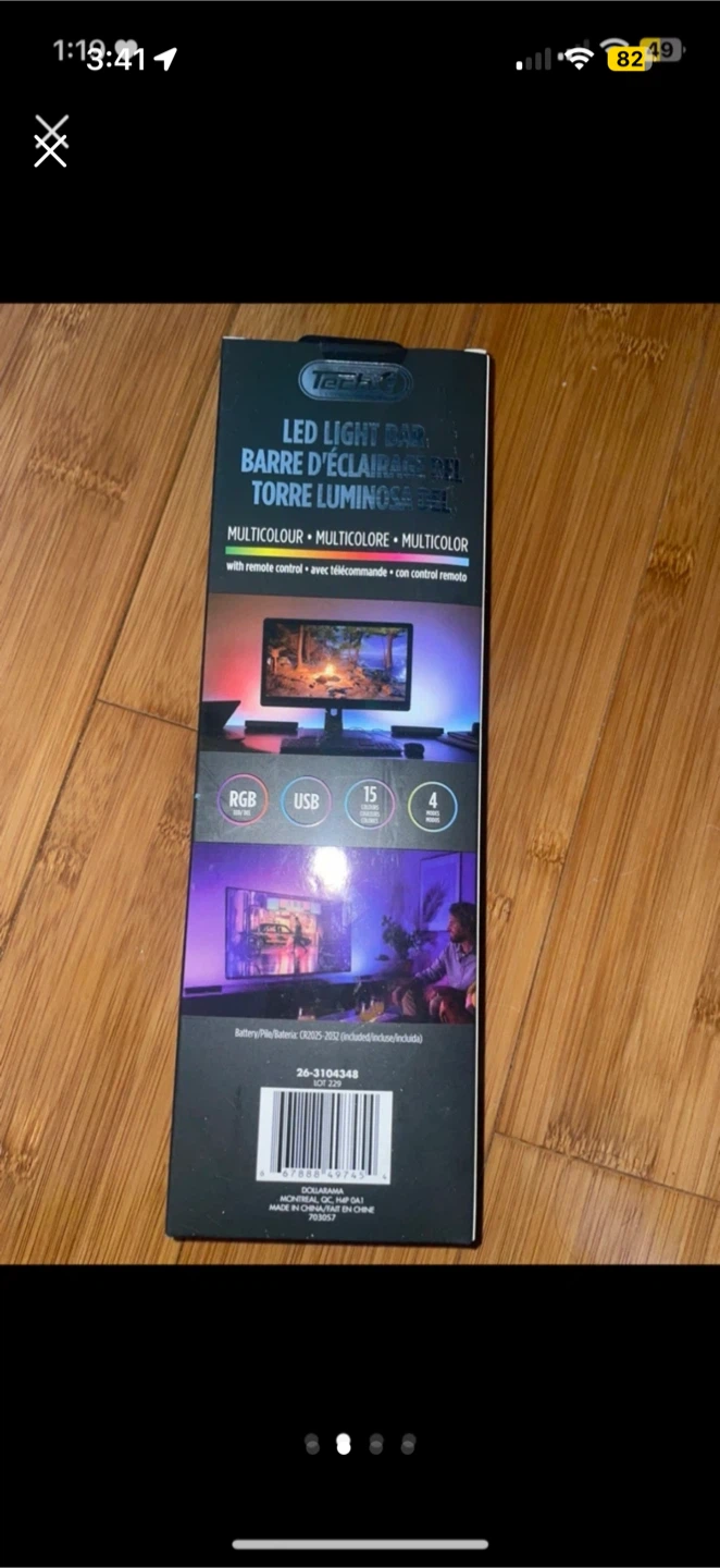 NEW Tech+1 LED Light Bar - Multicolour RGB - photo 2