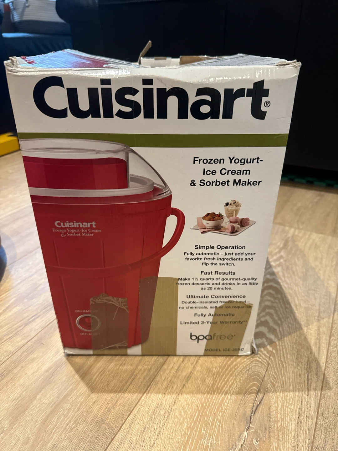 Cuisinart Frozen Yogurt-Ice Cream & Sorbet Maker