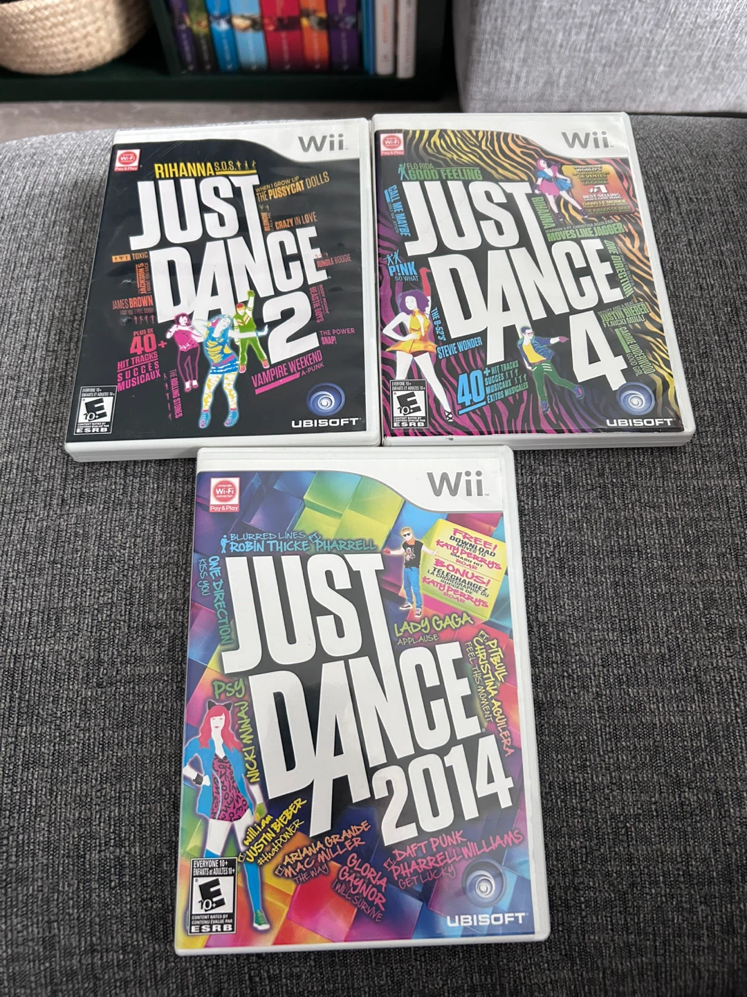 Wii Just Dance Games -  2, 4 and 2014
