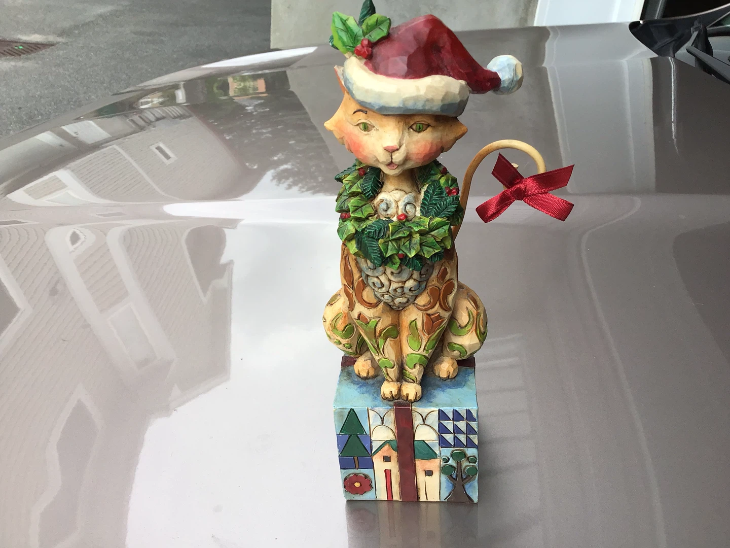 Jim Shore Heartwood Creek Santa Claws Cat Figurine