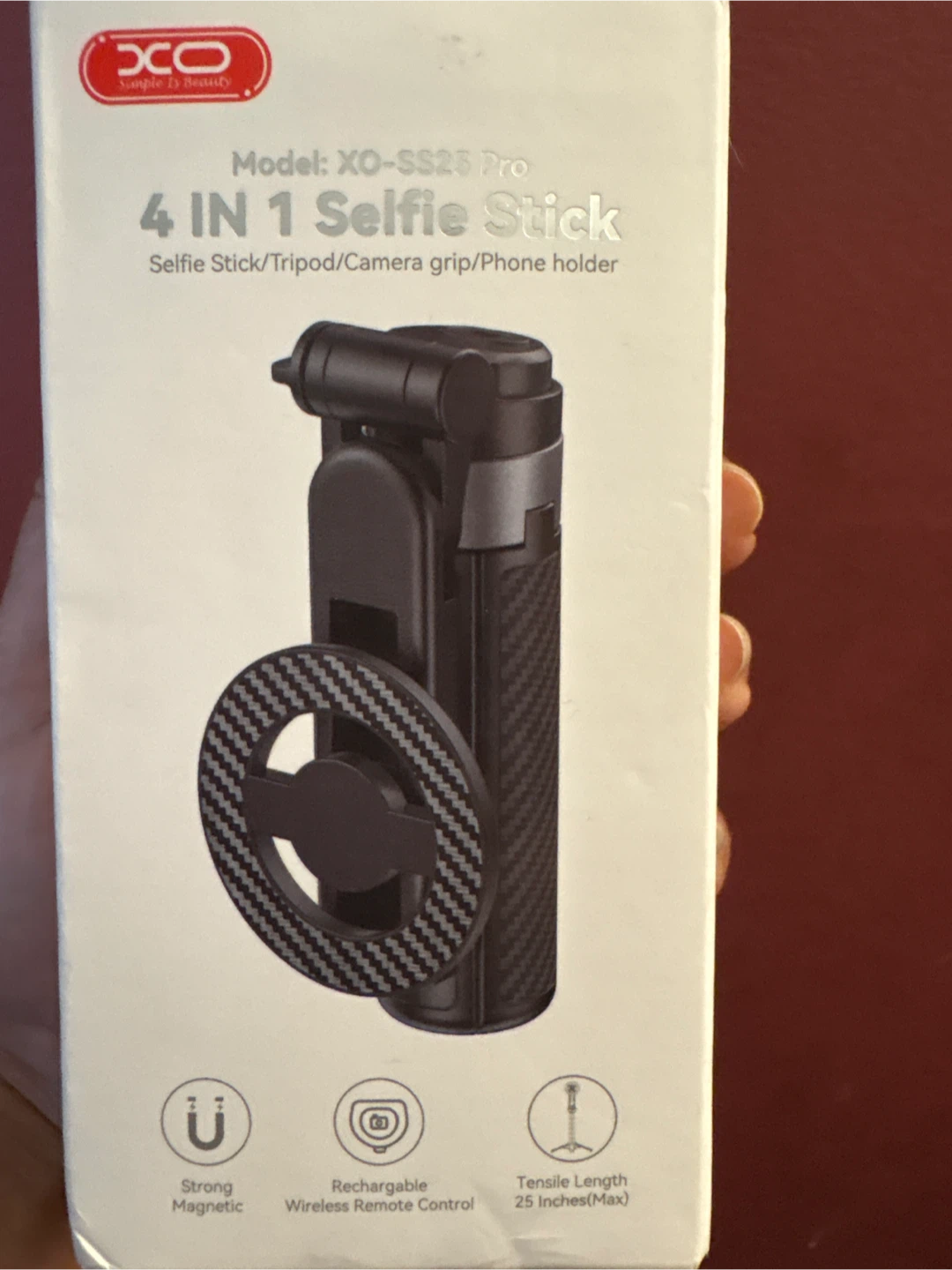 XO 4 IN 1 Selfie Stick, Model XO-SS25 Pro - photo 4