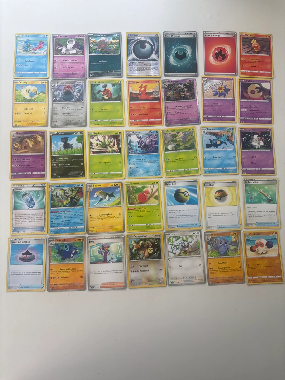 35 Assorted Pokémon Trading Cards