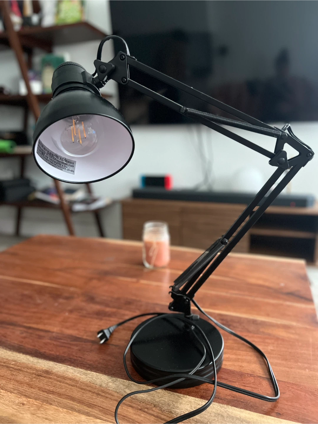 Black Adjustable Desk Lamp - photo 2