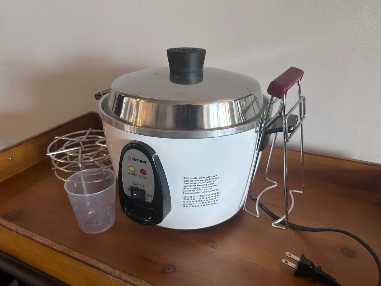 Tatung Electric Rice Cooker & Steamer - photo 3
