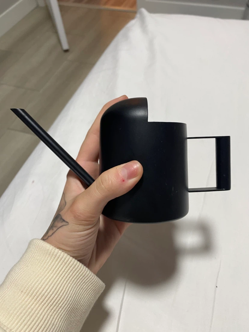 Black Metal Watering Can - photo 2