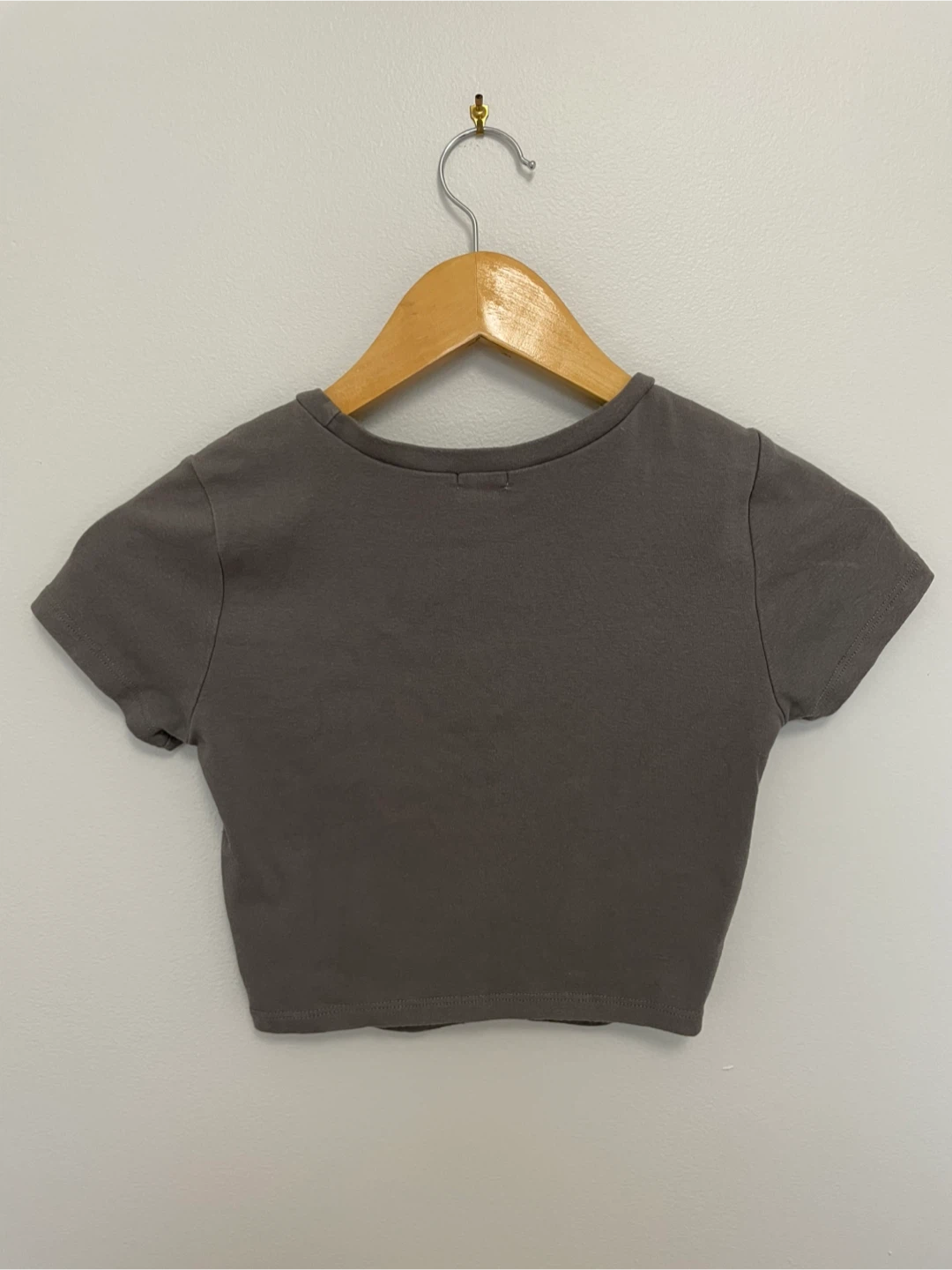 GARAGE | XS Grey Studded Star Crop Top - photo 2